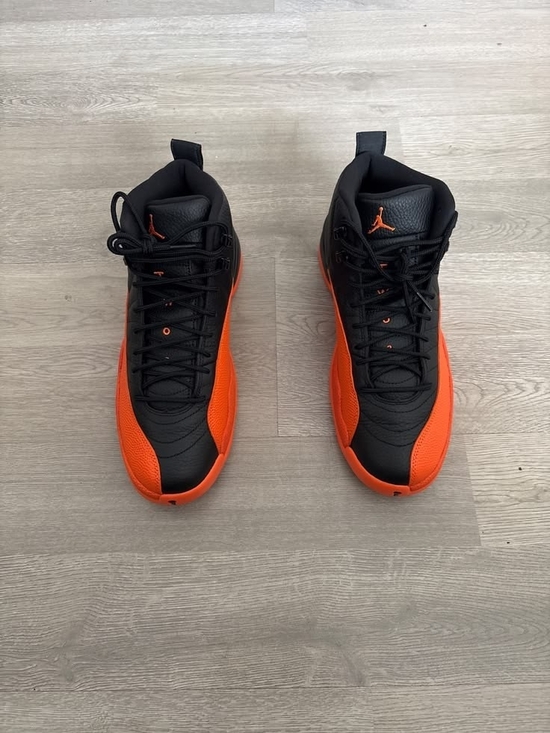 Jordan Other - Jordan Men's High-Top Sneakers in Black and Orange/ Missing Box! Size 12